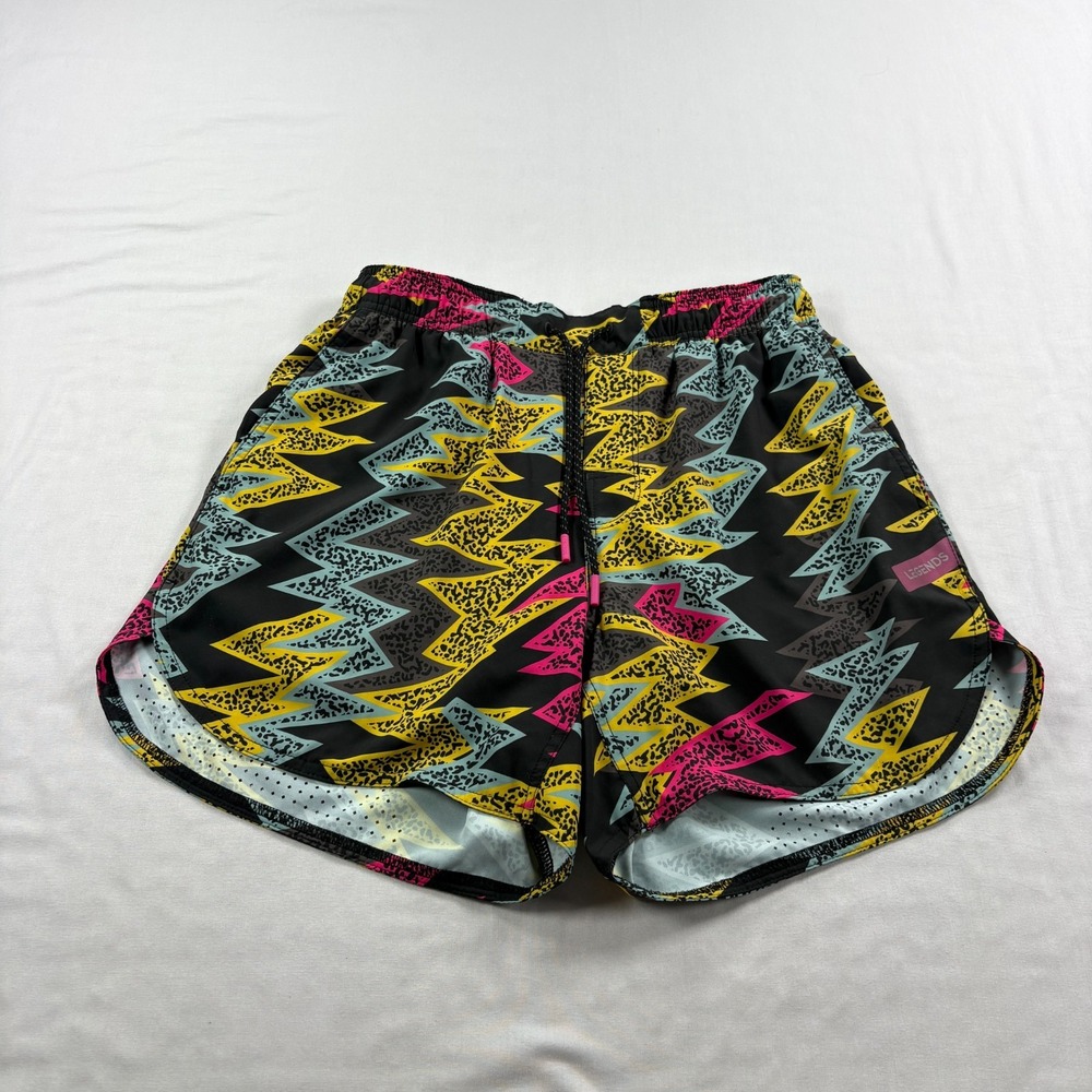 Legends Luka Shorts Mens M Geometric Athletic Lined Gym Performance Running